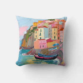 Cojín Decorativo Manarola Cinque Terre Liguria Italia Europa