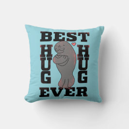 Cojín Decorativo Manatee - Mejor Abrazo de la historia - Hug - ASL 