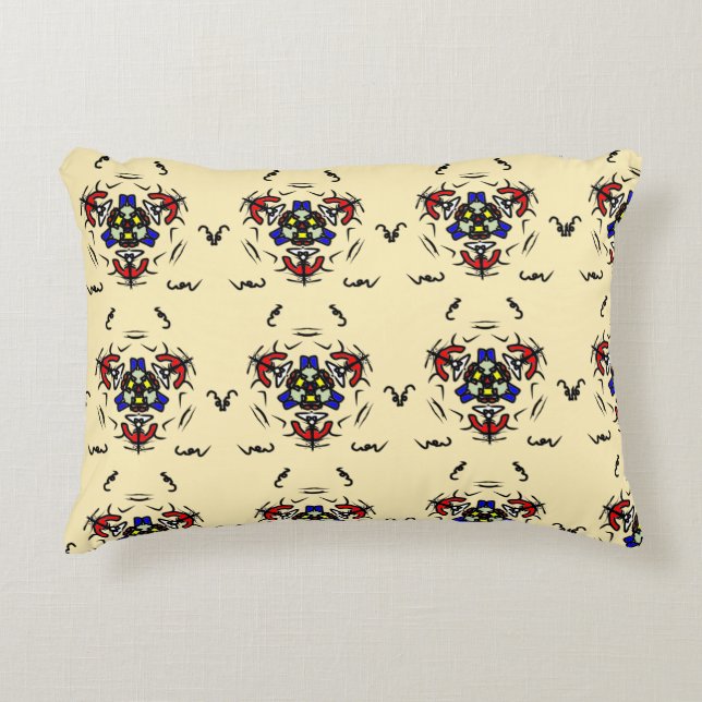 Cojín Decorativo Mandalá Beige Acogedor (Anverso)