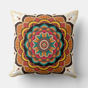 Cojín Decorativo Mandalá Boho