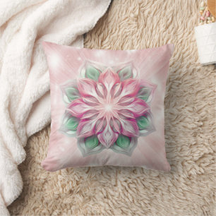 Cojín Decorativo Mandala brillante PInk