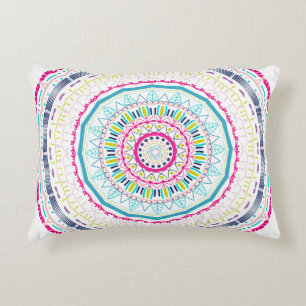 Cojín Decorativo mandala colorido
