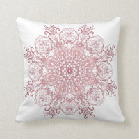 Mandala. coralino floral étnico