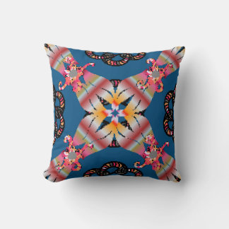 Cojín Decorativo Mandala de color amarillo. Invitación