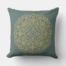 Cojín Decorativo Mandala dorada - Pillow