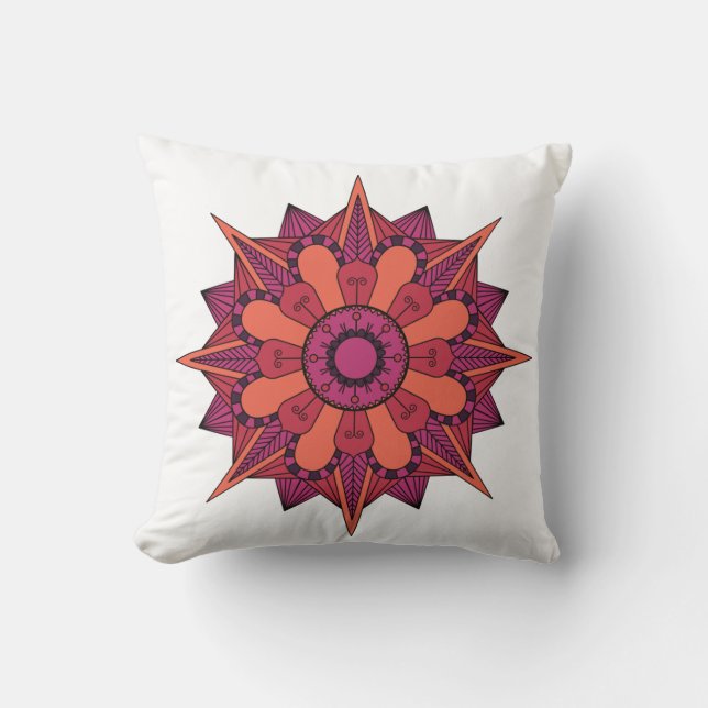 Cojín Decorativo Mandala Dotted (Anverso)