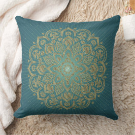 Cojín Decorativo MANDALA Golden Rosette - Pillow