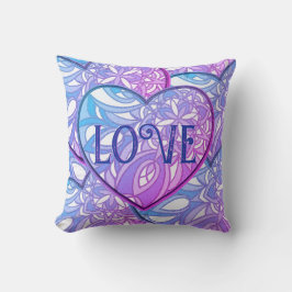 Cojín Decorativo Mandala Heart LOVE