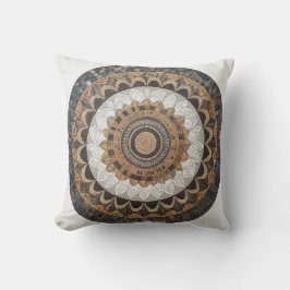 Cojín Decorativo Mandala Mosaic Circle Pillow