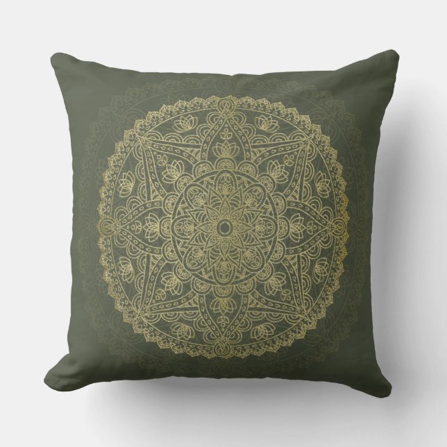 Cojín Decorativo Mandala oriental - Pillow (Anverso)