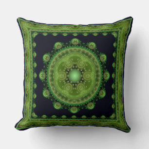 Cojín Decorativo Mandala ornamental fractal