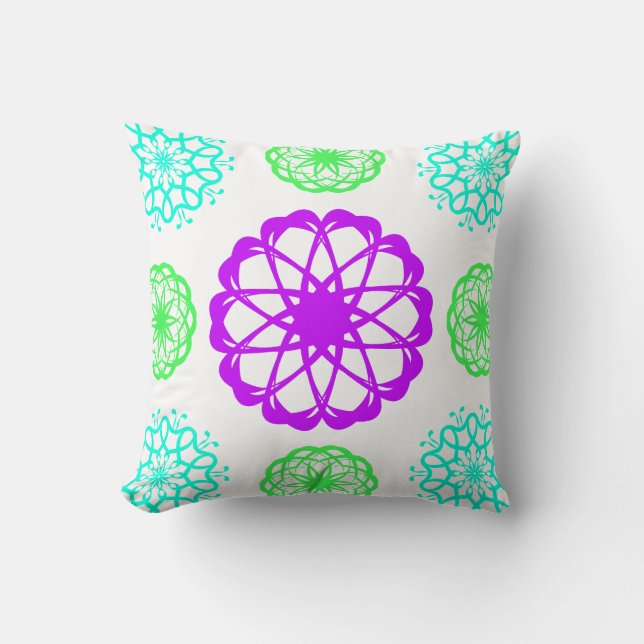 Cojín Decorativo Mandala Patterned Cushion (Anverso)