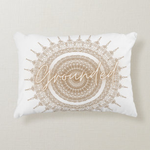 Cojín Decorativo Mandala Pillow basada en tierra