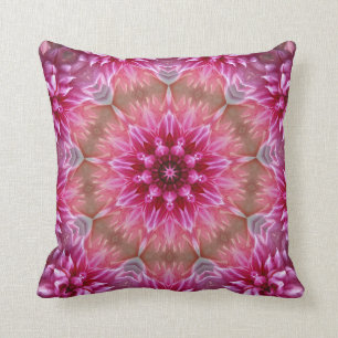 Cojín Decorativo Mandala rosada y magenta