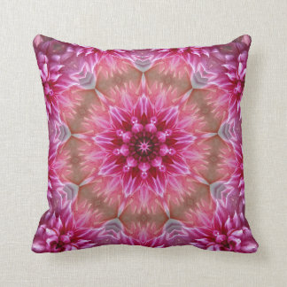 Cojín Decorativo Mandala rosada y magenta