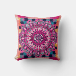 Cojín Decorativo Mandala Rug Pillow: Elegancia artesanal