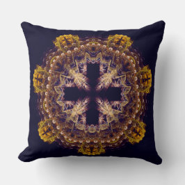 Cojín Decorativo Mandala transversal fractal