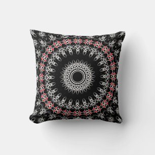 Cojín Decorativo Mandala Tribal Celta ( Rojo )