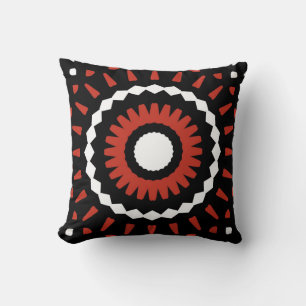 Cojín Decorativo Mandala tribal roja