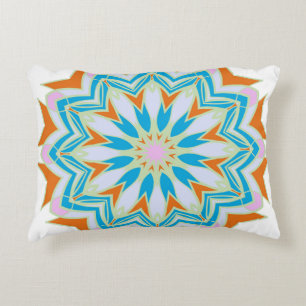 Cojín Decorativo Mandala vintage, Mandala floral. Mandala oriental.