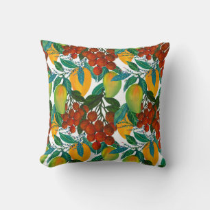 Cojín Decorativo Mango exótico: verano sin mar