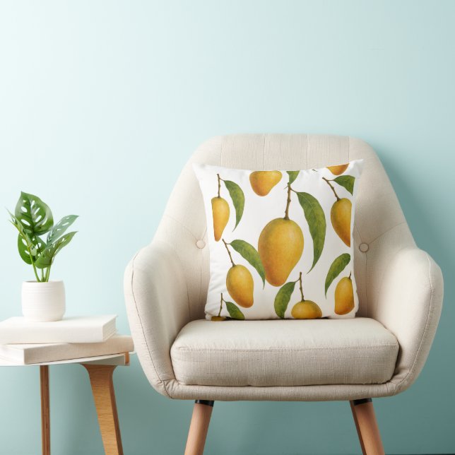 Cojín Decorativo Mango Madness Sweet, Juicy and Trendy. (Silla)