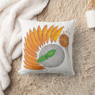 Cojín Decorativo Mango Sticky Rice Dessert Cocina tailandesa