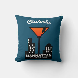 Cojín Decorativo Manhattan Cocktail Wall Art
