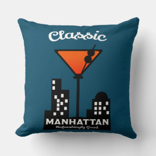 Cojín Decorativo Manhattan Cocktail Wall Art