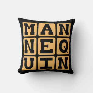 Cojín Decorativo Maniquí, Muñeco de Moda