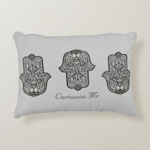 Cojín Decorativo Mano de la alheña de Hamsa (original)