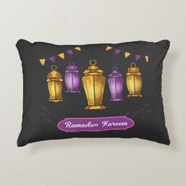Cojín Decorativo mano dibujada-ramadan-kareem- cadena de camisetas