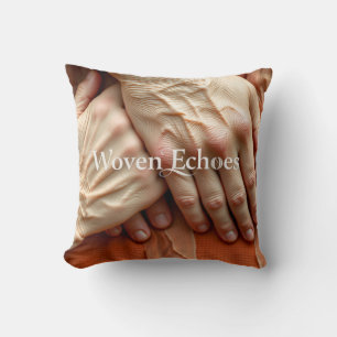Cojín Decorativo Manos de Ecos Entrelazados