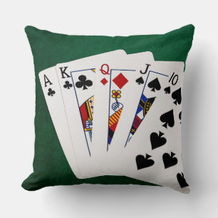 Cojín Decorativo Manos De Póquer - Directo - As A Diez