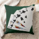 Cojín Decorativo Manos de póquer - Flush - Juego de clubes (Blanket)