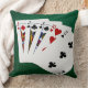 Cojín Decorativo Manos De Póquer - Tres De Un Tipo - Jack (Blanket)