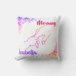 Cojín Decorativo Manos madre e hijo