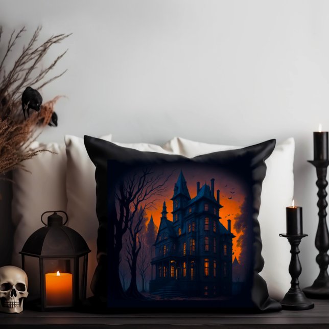 Cojín Decorativo Mansión de Halloween para adultos embrujada (Subido por el creador)