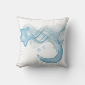 Cojín Decorativo Manta de felpa abstracta de acuarela soñadora