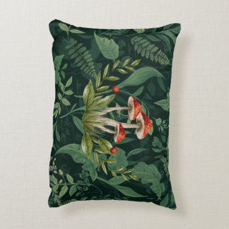 Cojín Decorativo Manta de felpa Sherpa de bosque de hongos | Botáni