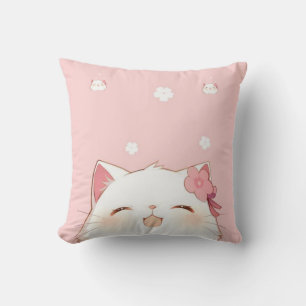 Cojín Decorativo Manta de Gatito Adorable