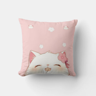 Cojín Decorativo Manta de Gatito Adorable