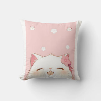 Cojín Decorativo Manta de Gatito Adorable