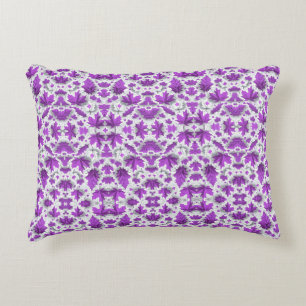 Cojín Decorativo Manta de Hojas de Arce Purpura