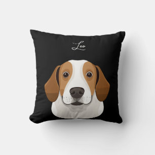 Cojín Decorativo Manta personalizada con foto de mascota, retrato p
