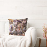 Cojín Decorativo Manta sherpa<br><div class="desc">Why is this image special?"This piece is exclusive to Zazzle, featuring a whimsical Harlequin family surrounded by delicious desserts in a magical 3D photography style. The design incorporates personalized elements like a wooden box, candle box, and chocolate box, perfect for godparents, girl's birthdays, and home decor. Soft lilac and pastel...</div>