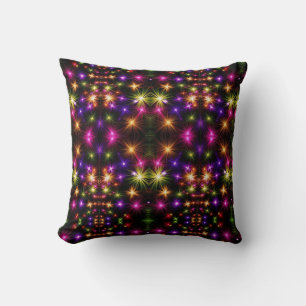 Cojín Decorativo Manta Sherpa de Estrella Explosiva Brillante