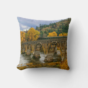 Cojín Decorativo Manta temática de hojas de otoño decorativas