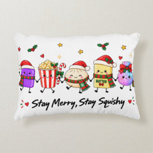 Cojín Decorativo Mantén la alegría, mantén la suavidad Navidad Vira