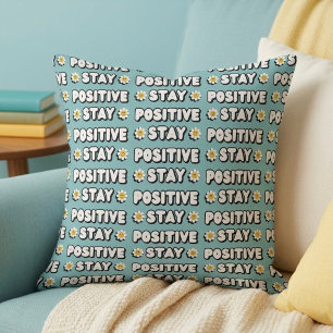 Cojín Decorativo Mantén una Actitud Positiva